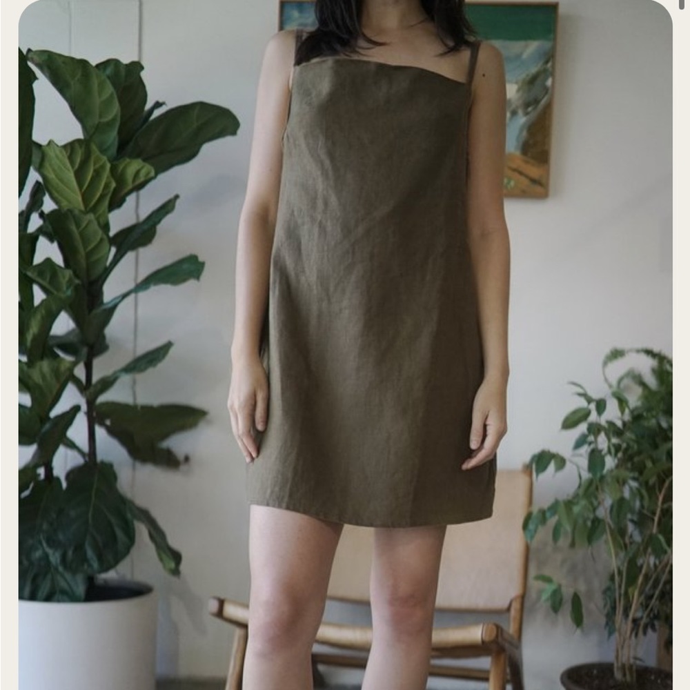 NWT YOLI & OTIS HEIDA DRESS FOREST GREEN - Picture 2 of 5